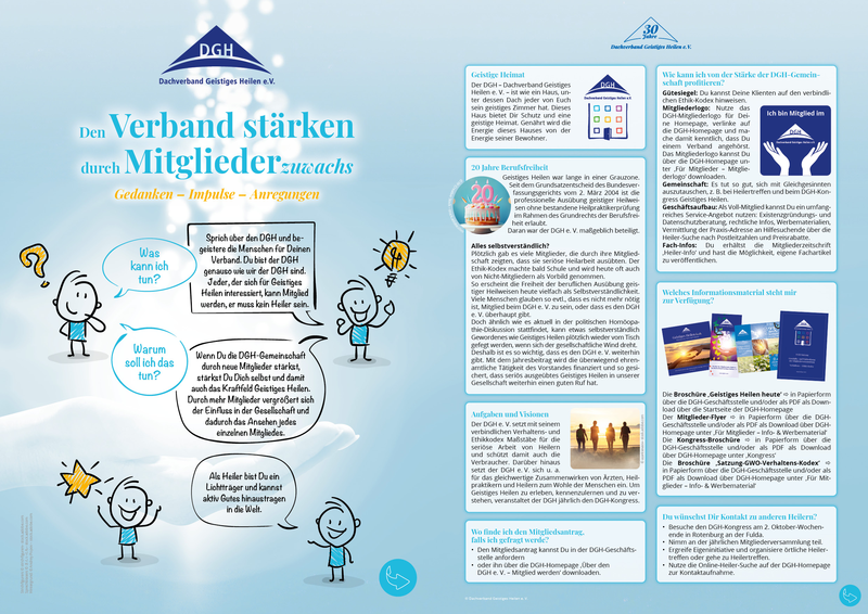 Flyerbild Verband stärken durch Mitgliederzuwachs